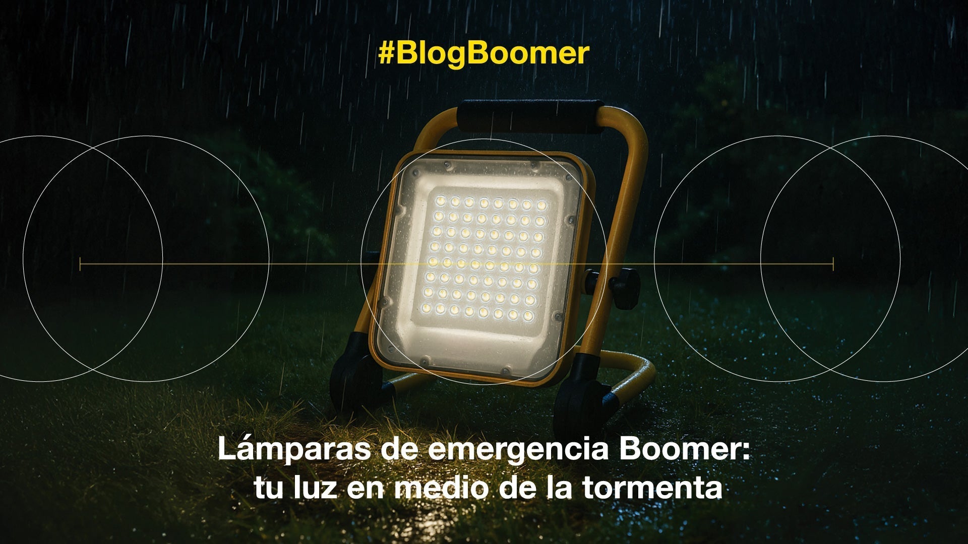 Lámparas de emergencia Boomer: tu luz en medio de la tormenta