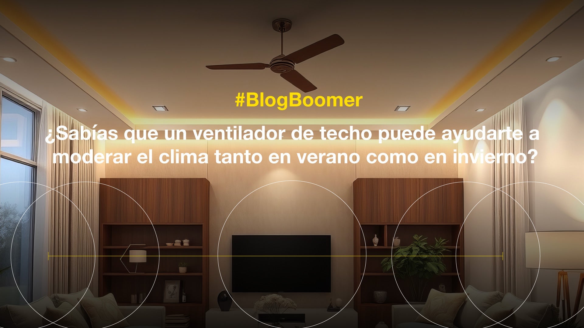 Ventiladores para cada estación: usa el modo verano/invierno a tu favor