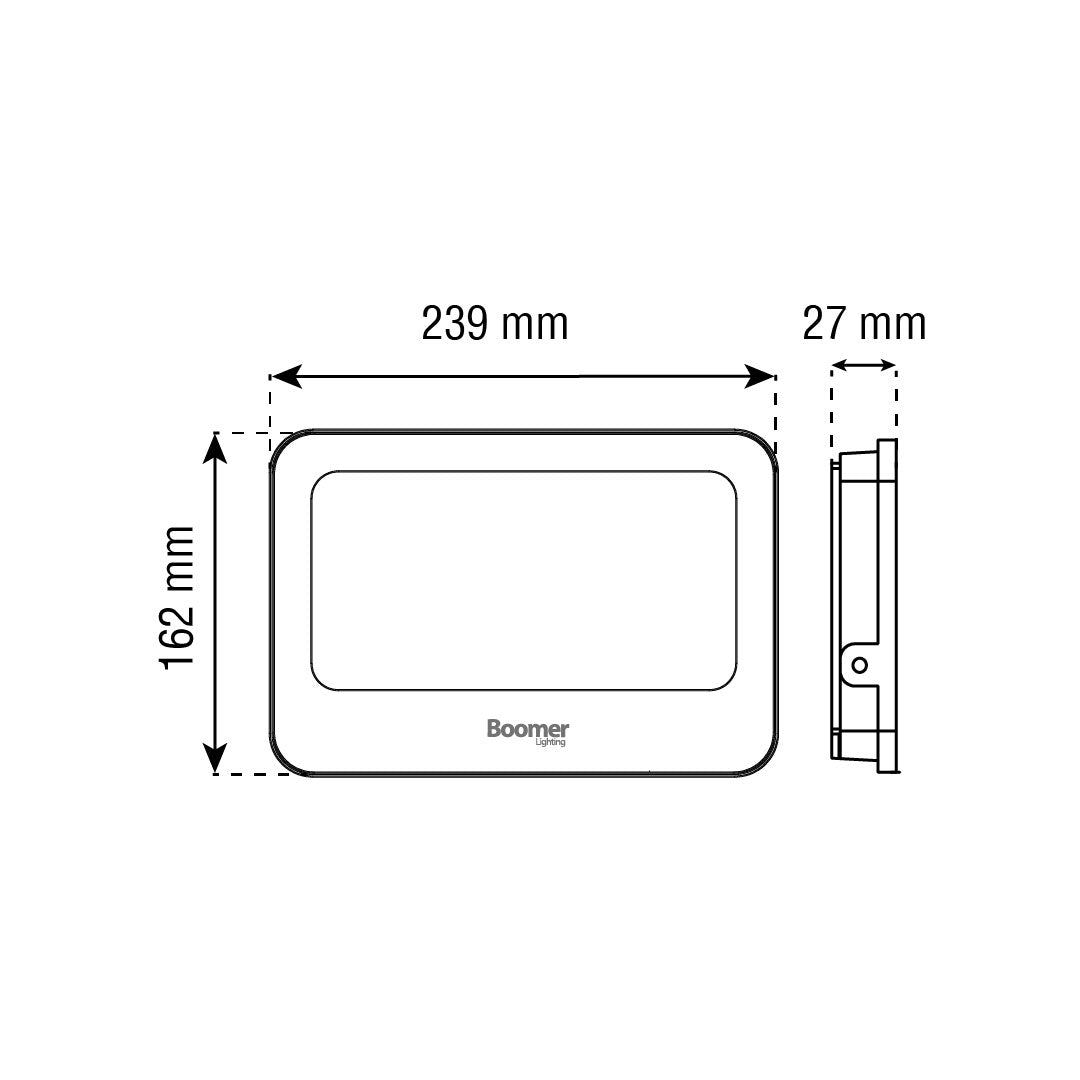 REFLECTOR LED HALLEY GRIS EXTERIOR 100W COLOR LUZ AJUSTABLE