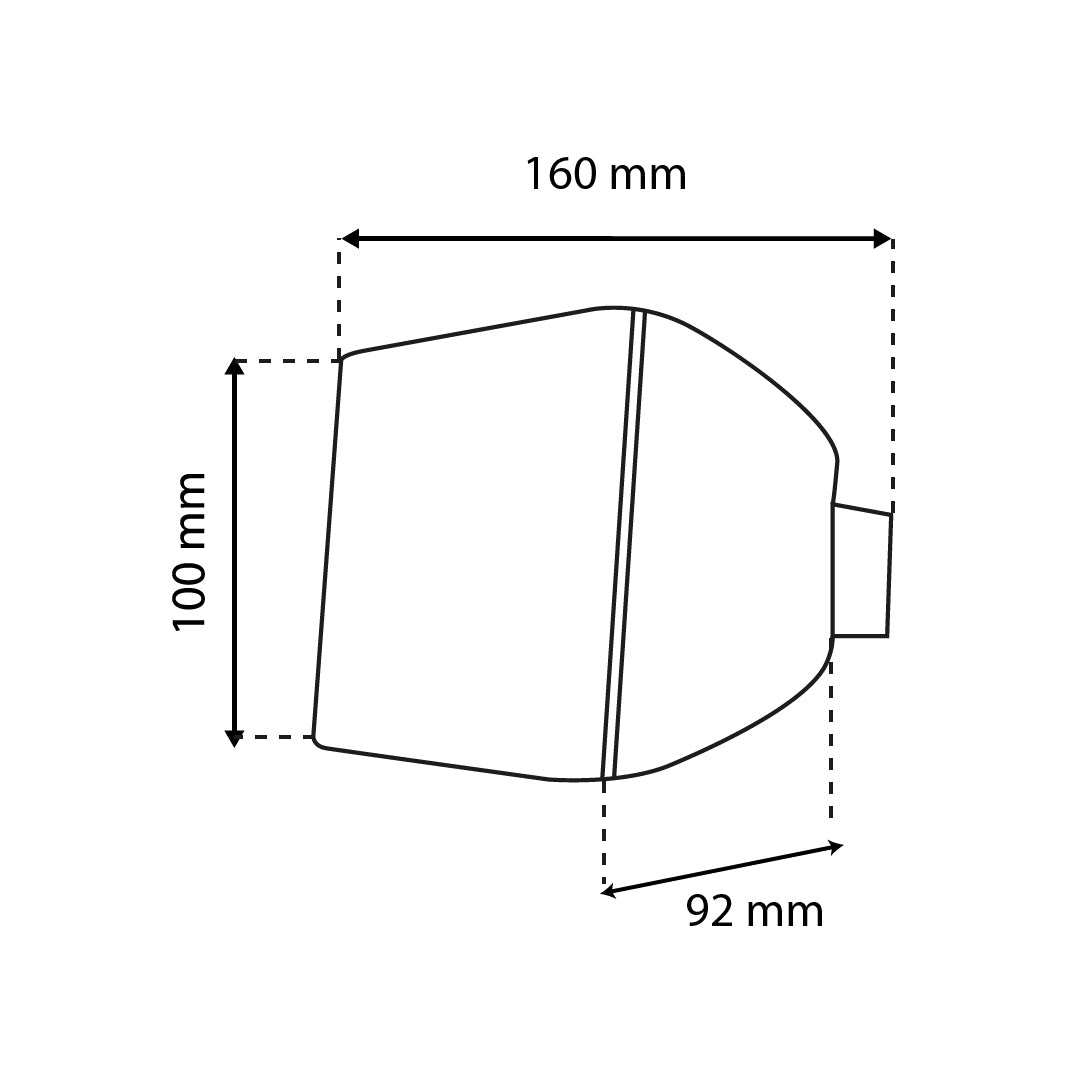 LÁMPARA ARBOTANTE BOX BLANCO, 3W, LUZ CÁLIDA, INTERIOR