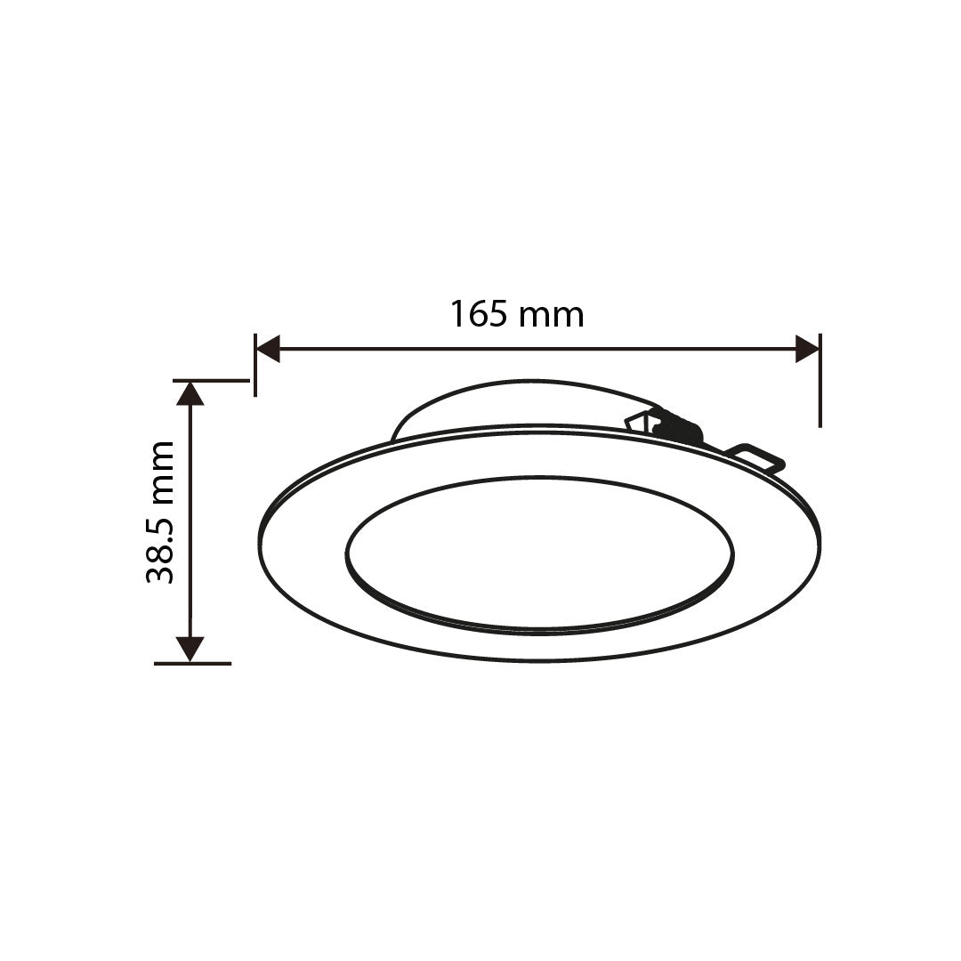 EMPOTRABLE BLANCO 10.5W ATENUABLE LUZ NEUTRA PARA BOTE 1050LM