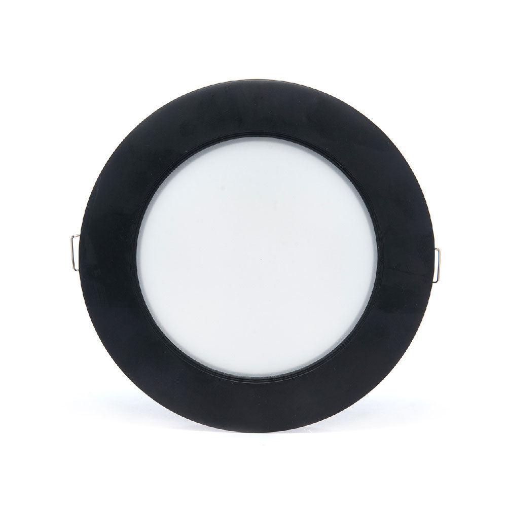 EMPOTRABLE NEGRO 10.5W ATENUABLE LUZ CÁLIDA PARA BOTE 1050LM
