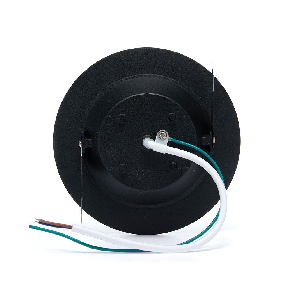 EMPOTRABLE LED 12W NEGRO LUZ CÁLIDA 1320LM IP44