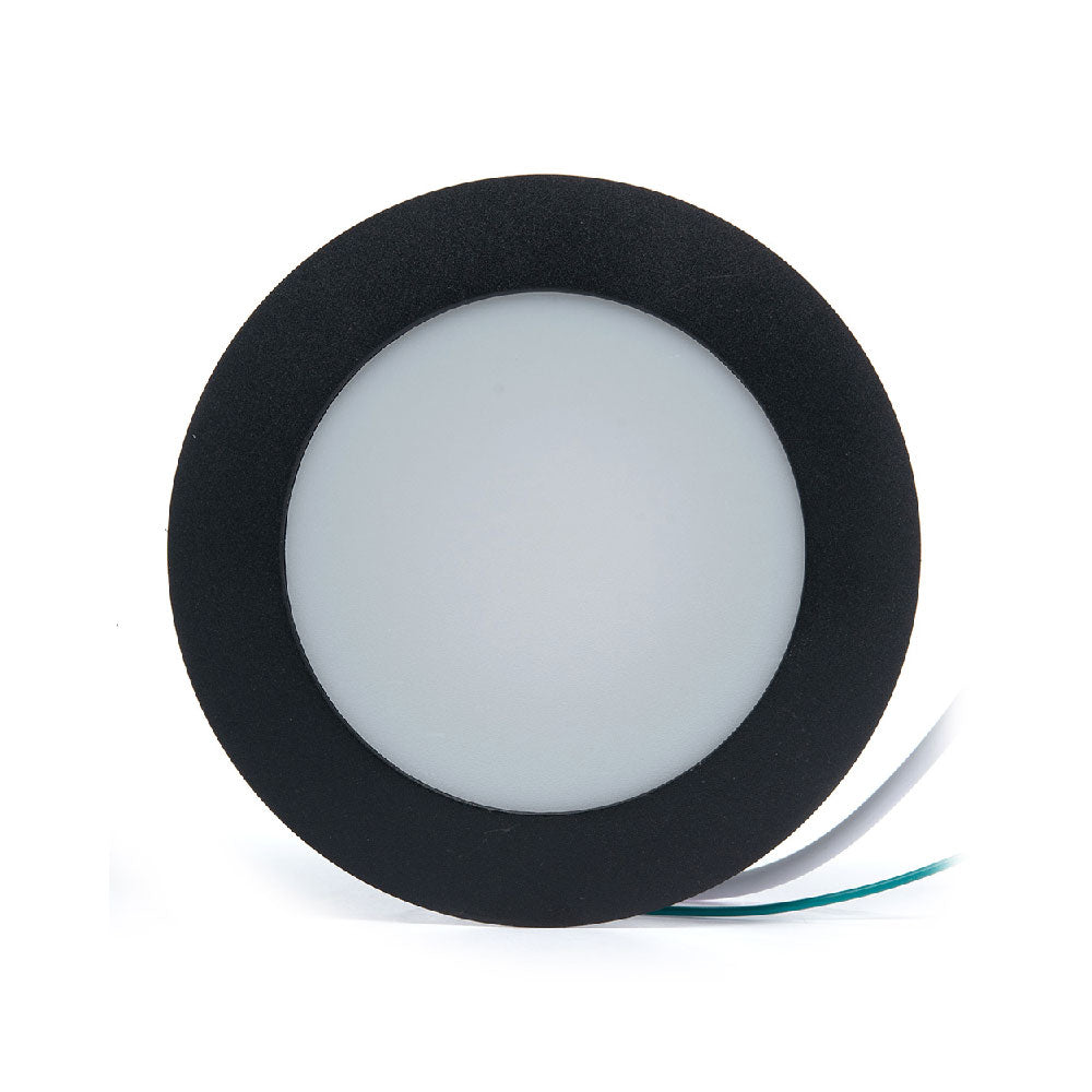 EMPOTRABLE 16W NEGRO, LUZ CÁLIDA, PARA BOTE INTEGRAL,1760LM