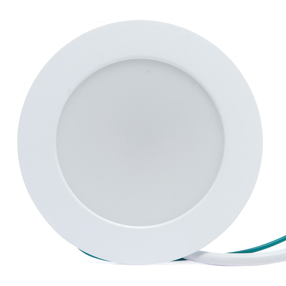 EMPOTRABLE BLANCO 6W, LUZ CÁLIDA, IP44, PARA BOTE, 660LM, AL