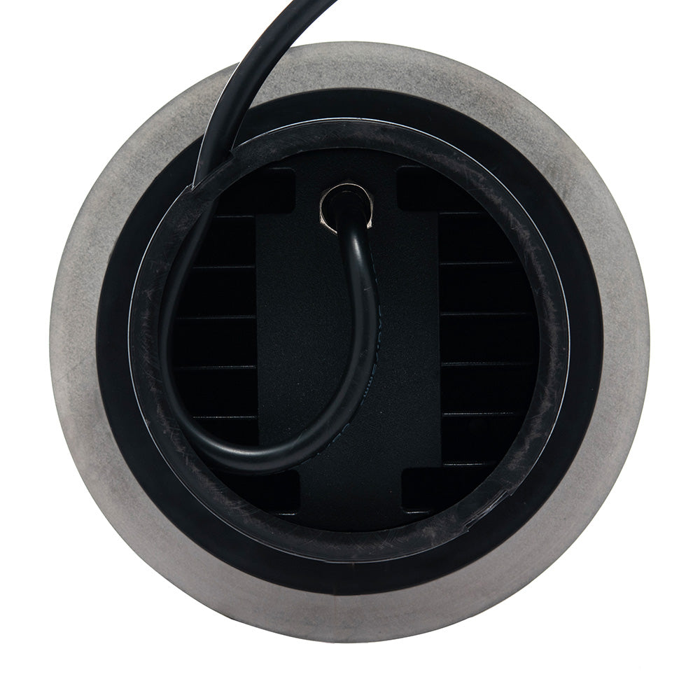 EMPOTRABLE LED REDONDO DE PISO 9W LUZ CÁLIDA 3000K IP66 EXTERIOR