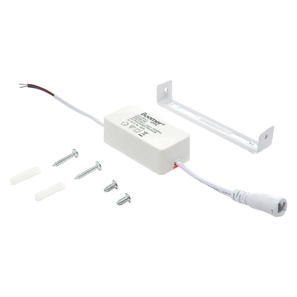 LÁMPARA PANEL LED CUADRADO PARA SOBREPONER, 6W, LUZ CÁLIDA
