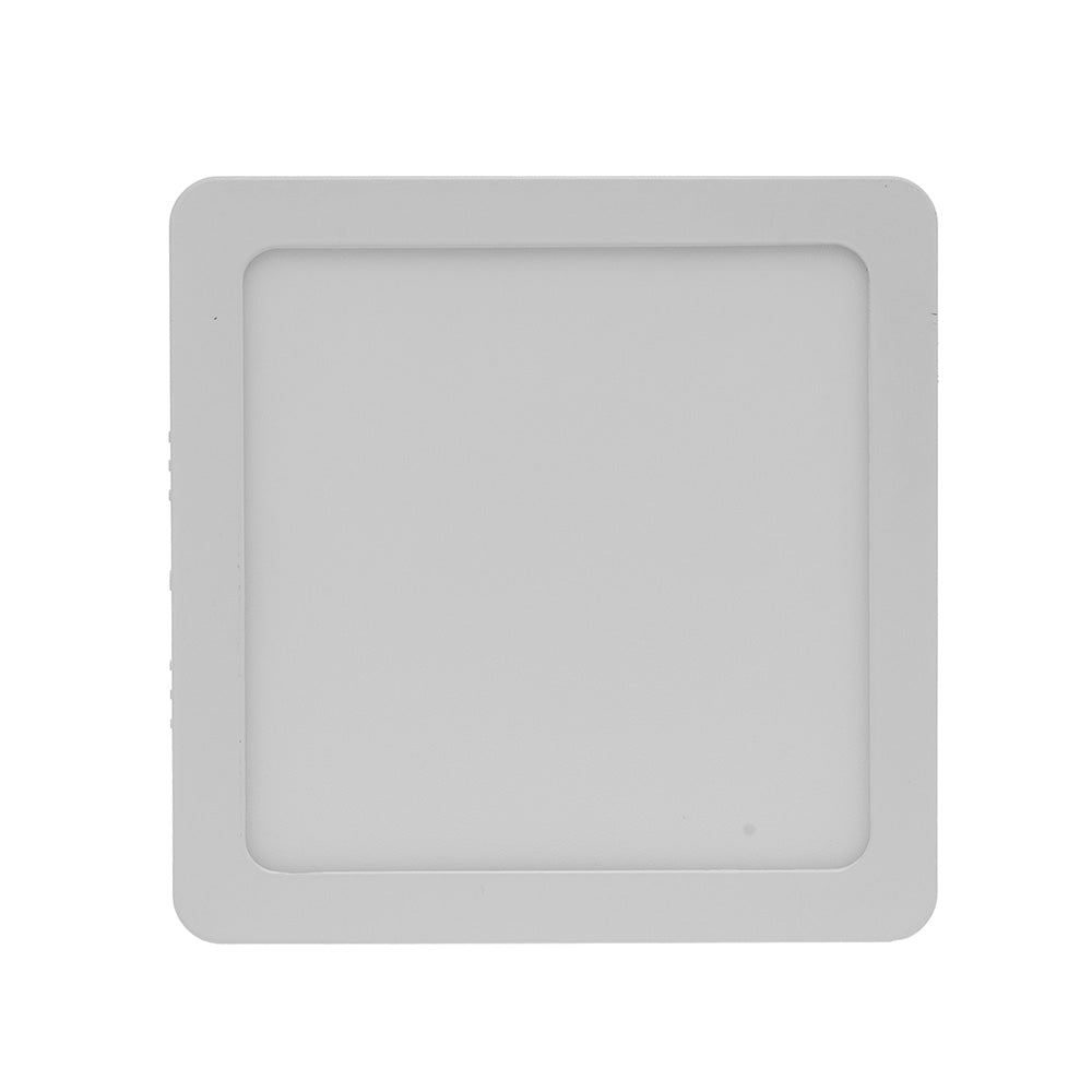 LÁMPARA PANEL LED CUADRADO PARA SOBREPONER, 12W, LUZ CÁLIDA