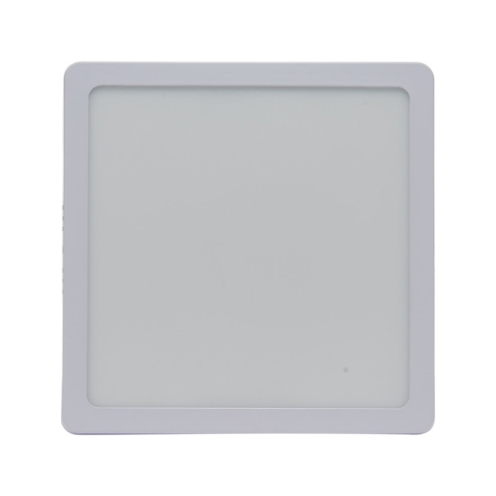 LÁMPARA PANEL LED CUADRADO PARA SOBREPONER, 18W, LUZ CÁLIDA