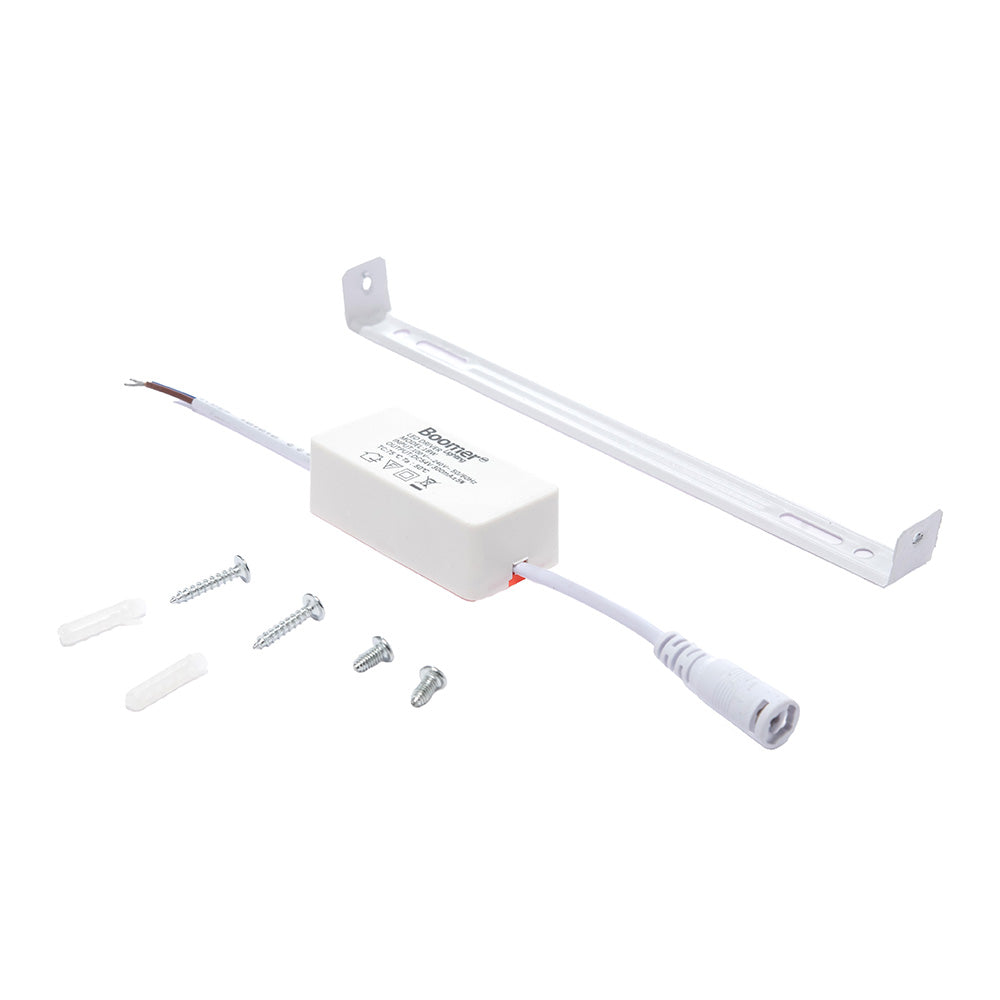 LÁMPARA PANEL LED CUADRADO PARA SOBREPONER, 18W, LUZ CÁLIDA