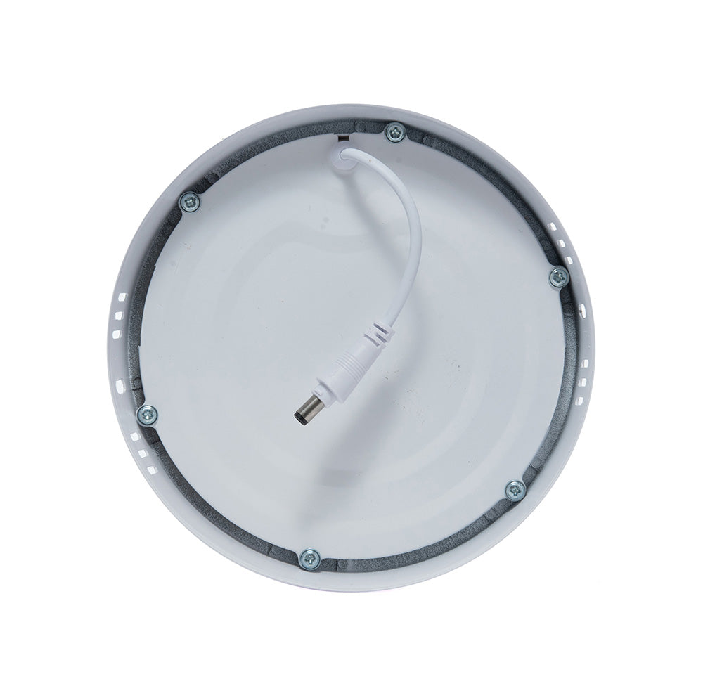 LÁMPARA PANEL LED REDONDO PARA SOBREPONER, 6W, LUZ CÁLIDA