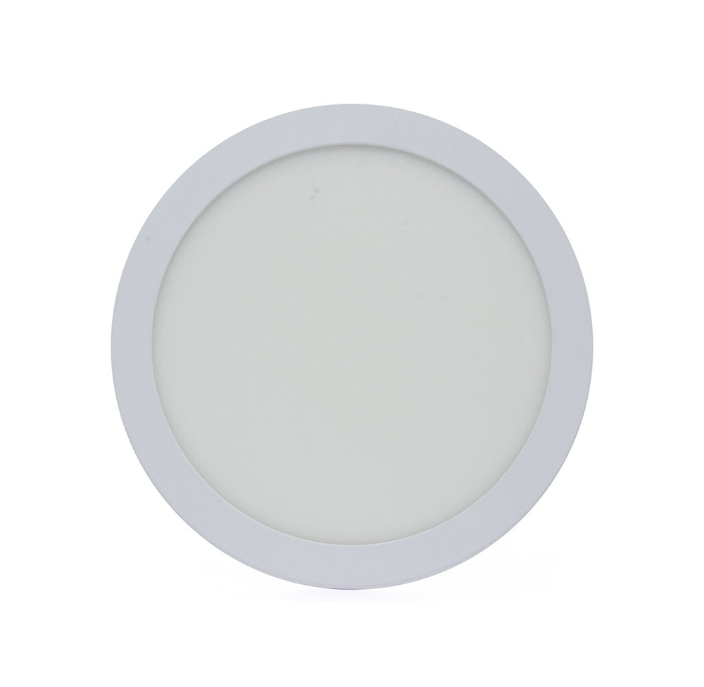 LÁMPARA PANEL LED REDONDO PARA SOBREPONER, 6W, LUZ CÁLIDA