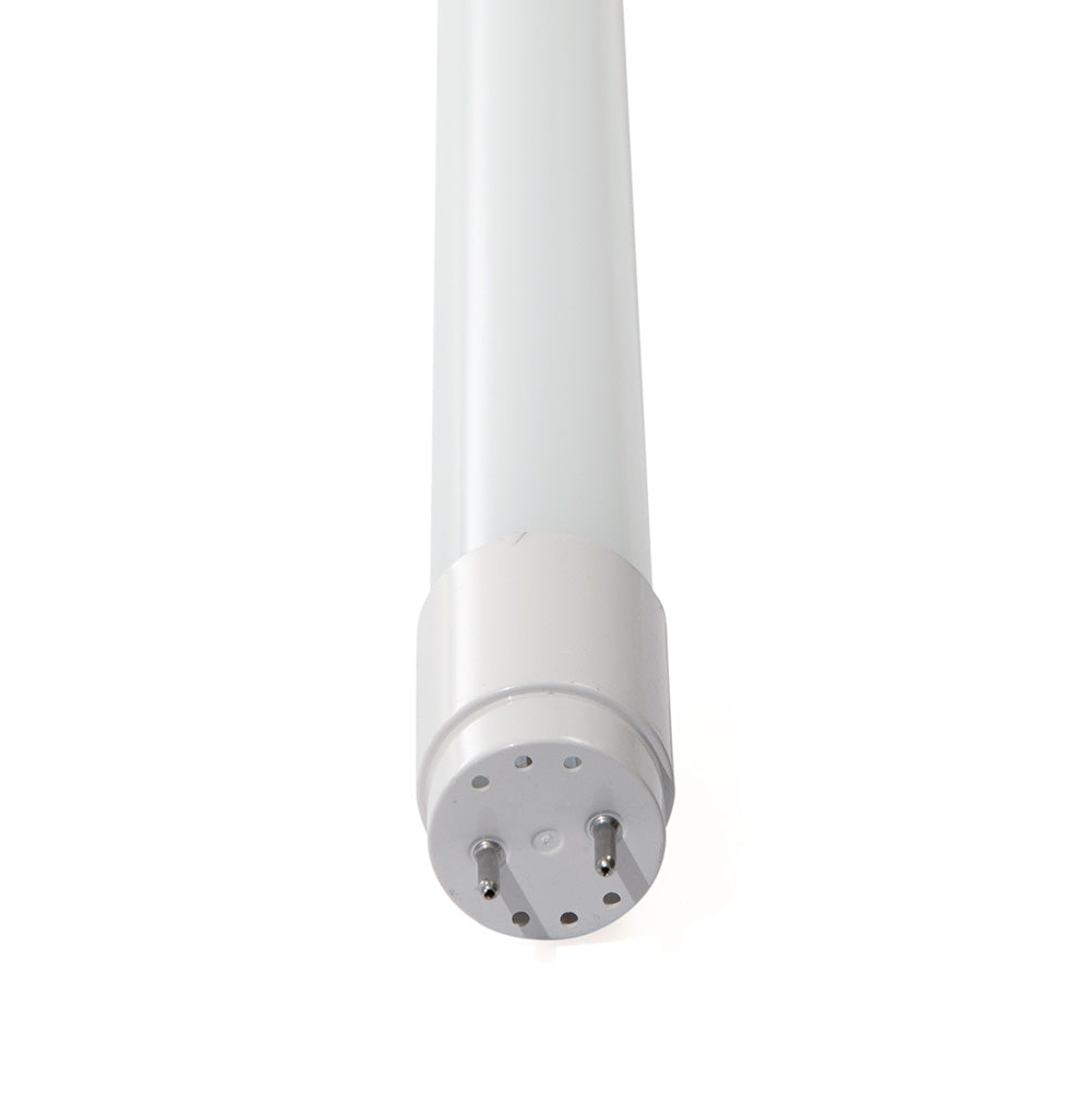 TUBO LED T8 TRANSPARENTE DE LUZ FRÍA DE 18W (CAJA CON 30 PIEZAS)