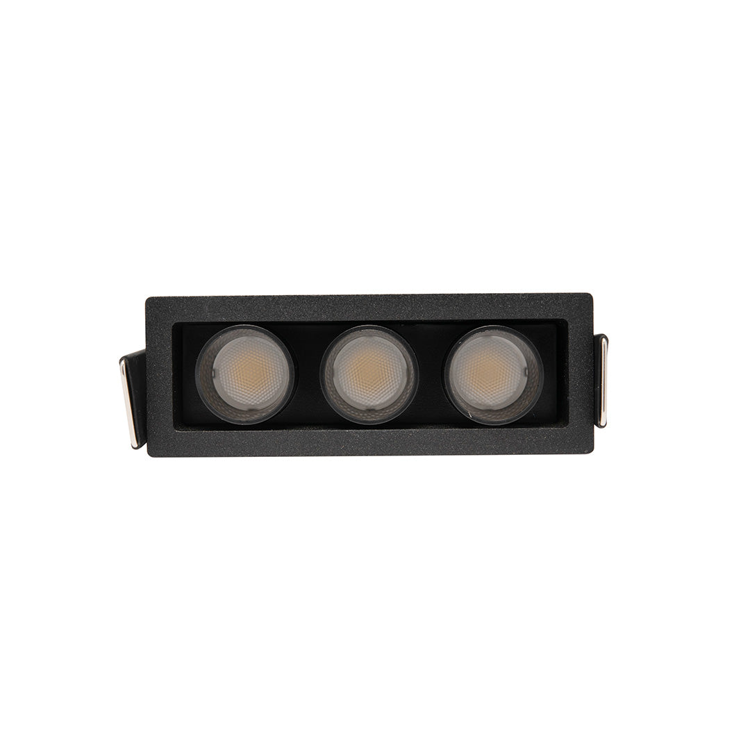 EMPOTRABLE NEGRO HS MINI RZ 36°, 7.5 W, 4000K, 403 LM