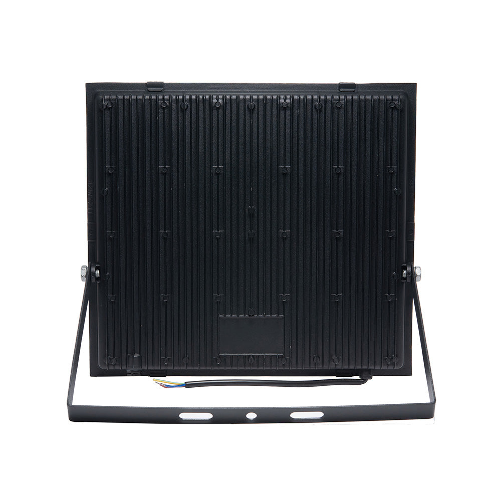 REFLECTOR LED LÚMICO NEGRO 200 W, LUZ FRÍA, PARA EXTERIOR