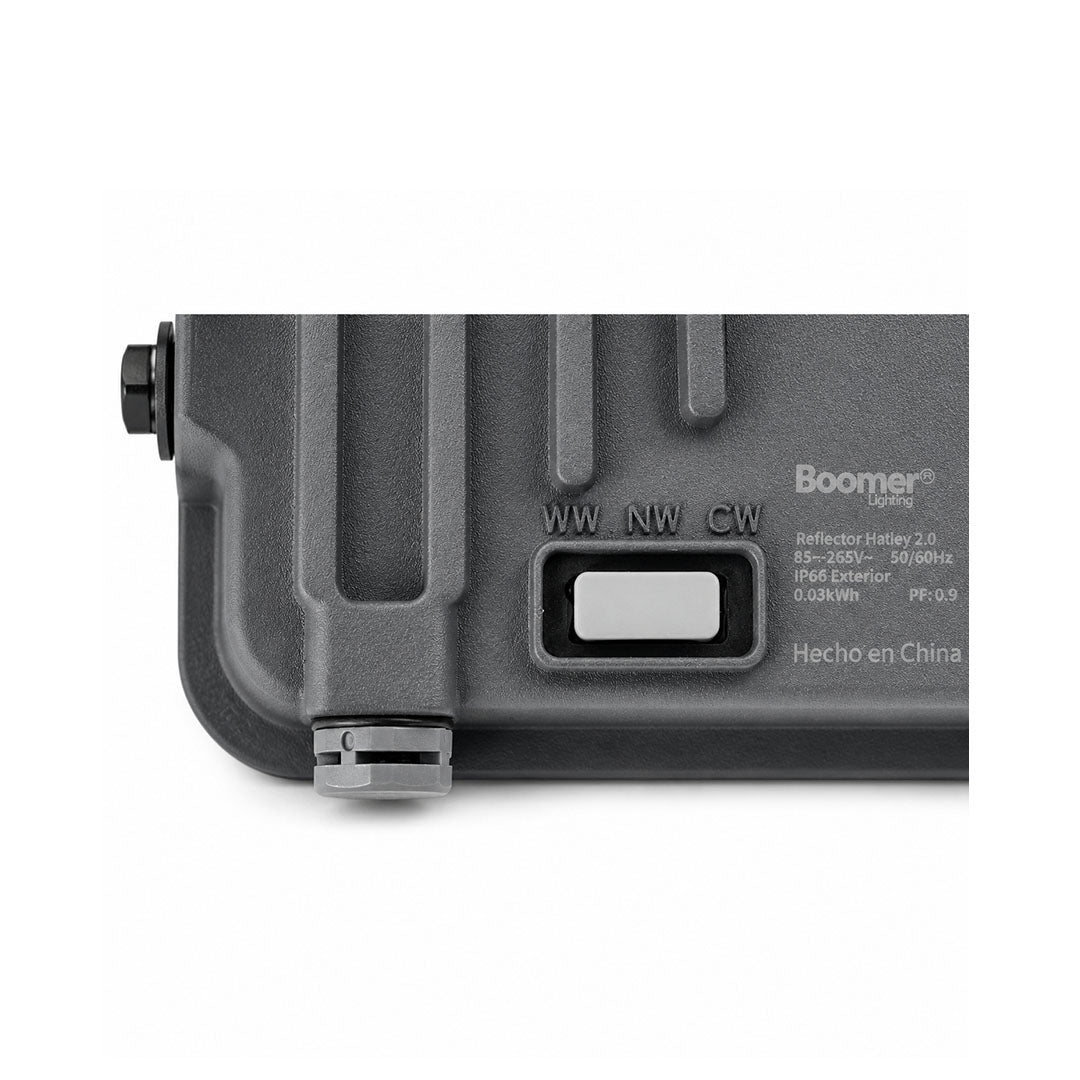 REFLECTOR LED HALLEY GRIS EXTERIOR 300W COLOR LUZ AJUSTABLE