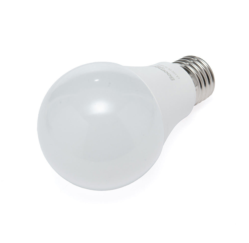 PAQUETE DE 3 FOCOS LED A19, 12W, LUZ FRÍA, 1200LM, BASE E27