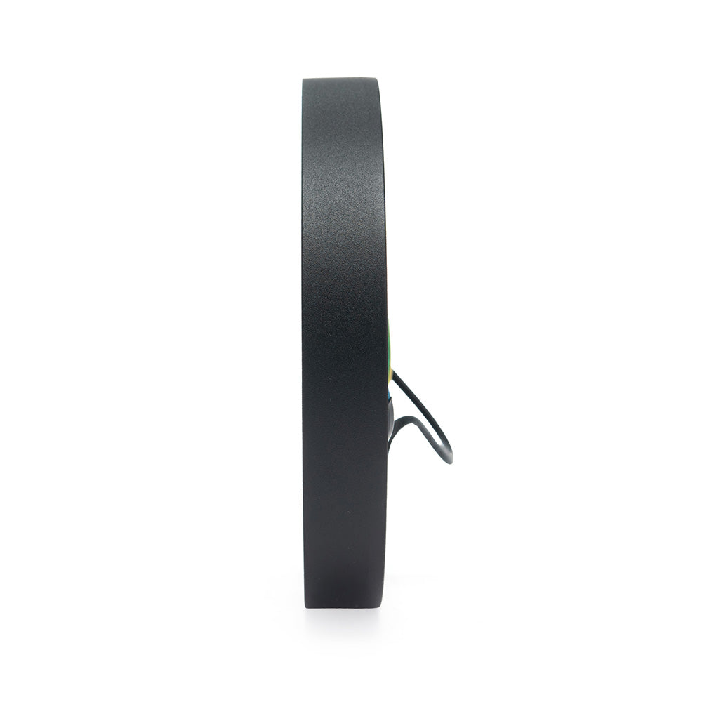 LÁMPARA DE CORTESÍA SOBREPONER NEGRO R6, 6W, 3000K, IP65