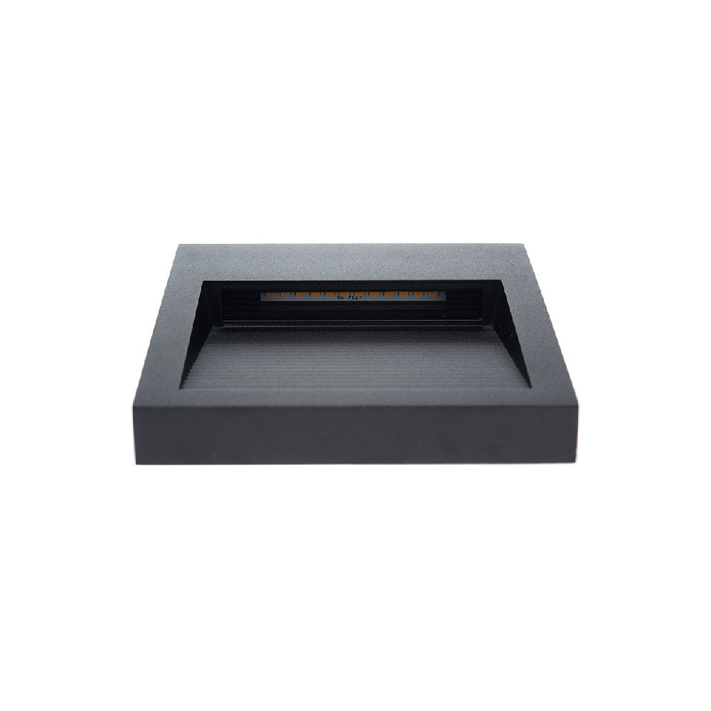 LÁMPARA DE CORTESÍA SOBREPONER NEGRO S6, 6W, 3000K, IP65