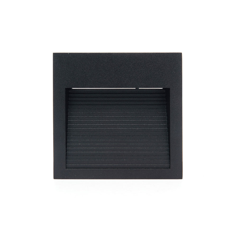 LÁMPARA DE CORTESÍA SOBREPONER NEGRO S6, 6W, 3000K, IP65