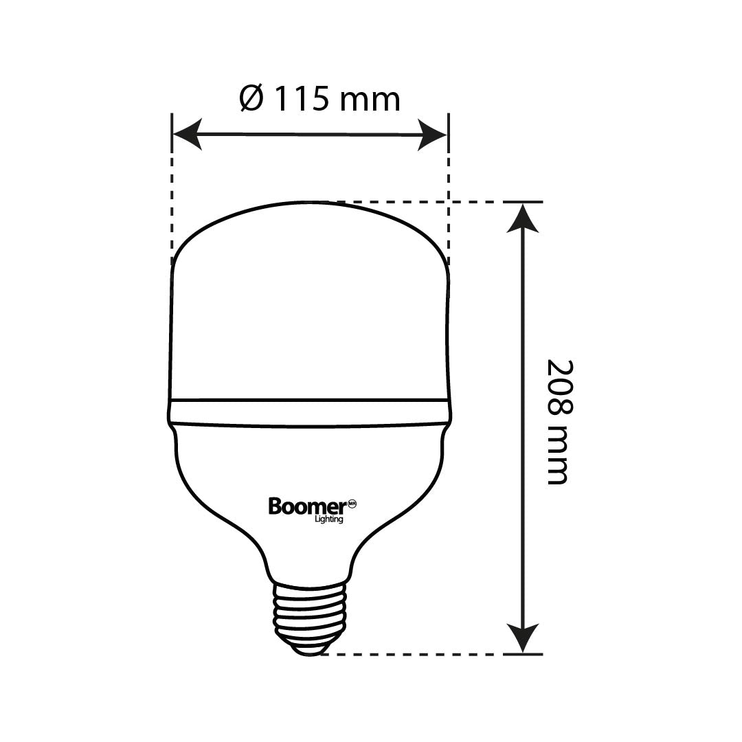 FOCO LED ALTA POTENCIA T V2, 40W, LUZ FRÍA, 3600 LM