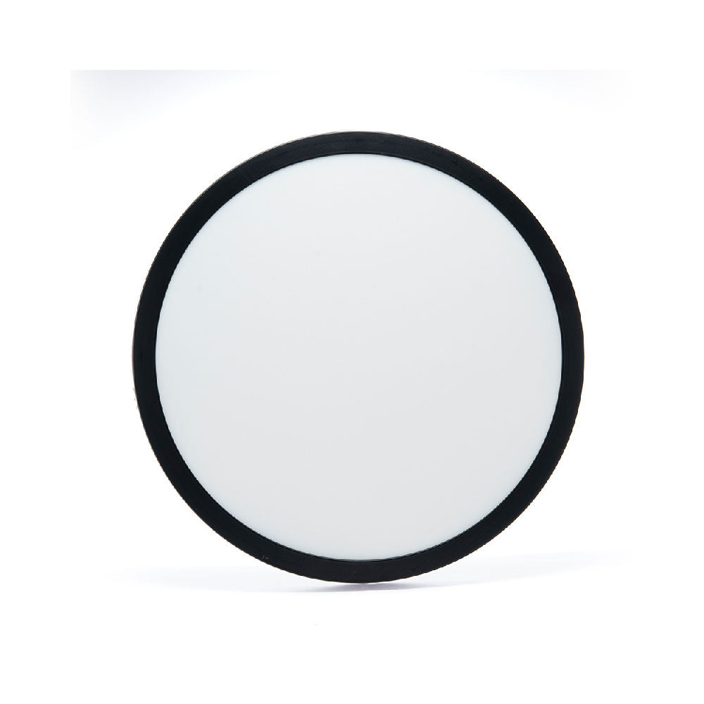 PANEL LED REDONDO NEGRO 24W DE SOBREPONER LUZ CÁLIDA 3000K