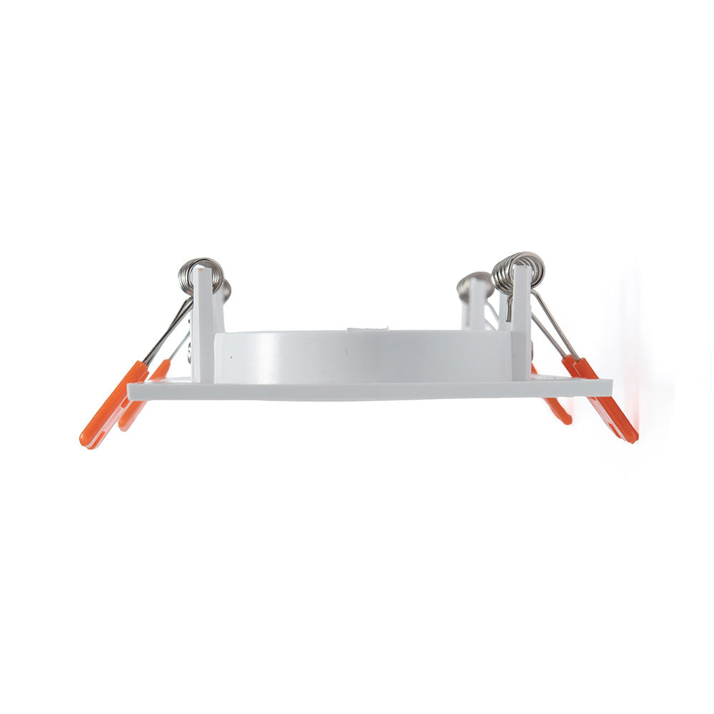 MARCO EMPOTRABLE DOBLE Y4R1 CUADRADO BLANCO BASE MR16, AL