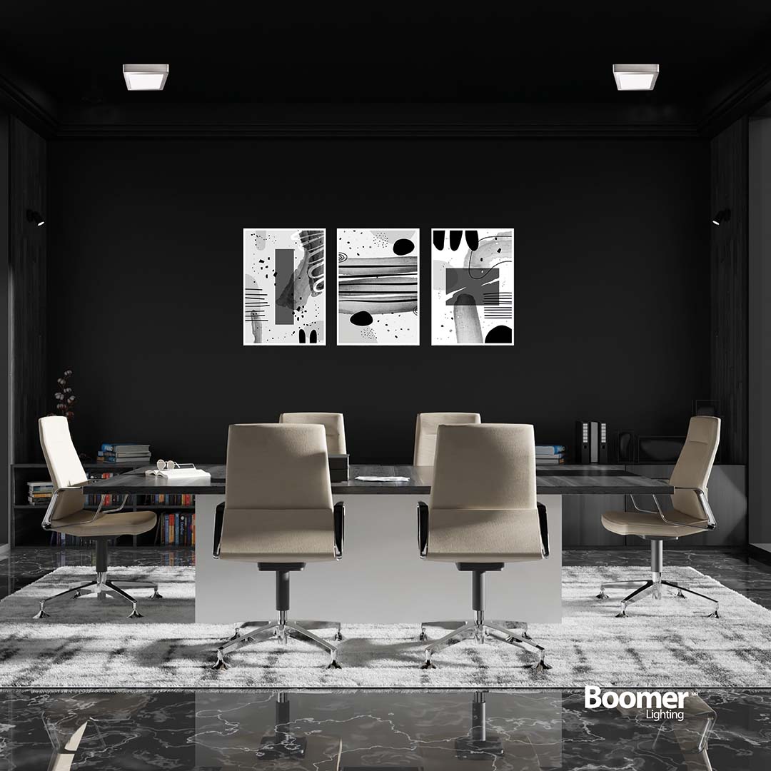 LÁMPARA PANEL ÓPTICO CUADRADO PARA SOBREPONER, 24W, LUZ FRÍA