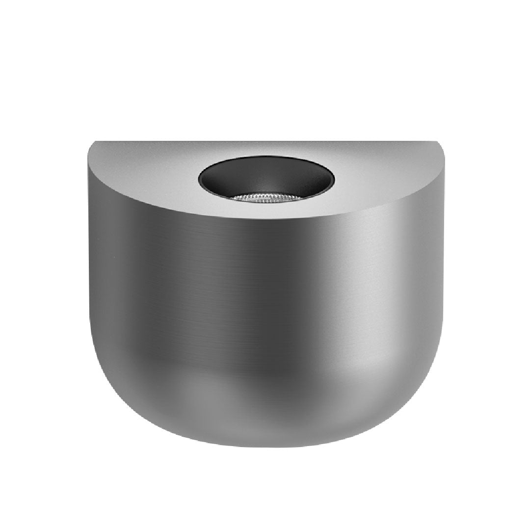 ARBOTANTE GRIS&nbsp; PARA PARED CLOUD 8W, LUZ CÁLIDA, 494 LM
