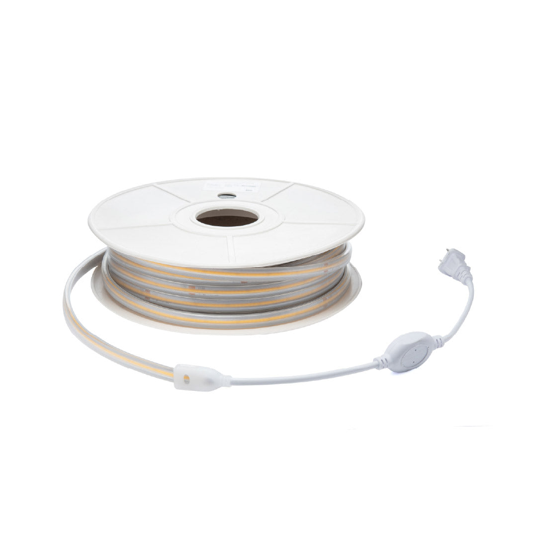 MANGUERA LED FLAT 25 METROS, CORTE A 25CM, LUZ CÁLIDA, EXT