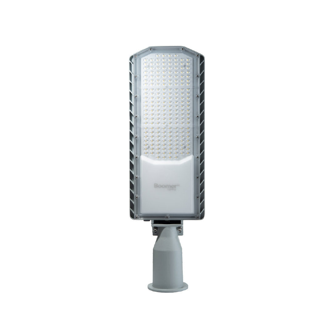 LUMINARIA URBANA CON BASE NEMA 3 PINES 100W LUZ FRÍA IK08