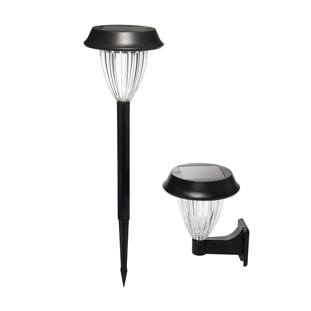 2 PIEZAS DE LÁMPARA SOLAR LED TIPO ESTACA, LUZ RGB, PARA JARDÍN EXTERIOR