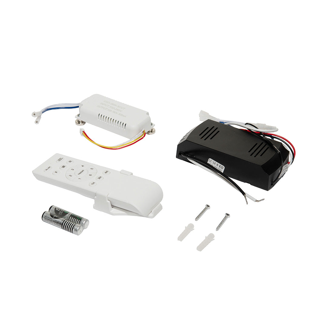 VENTILADOR DE TECHO CON LUZ LED RETRÁCTIL BLANCO 42” CCT 6 VELOCIDADES