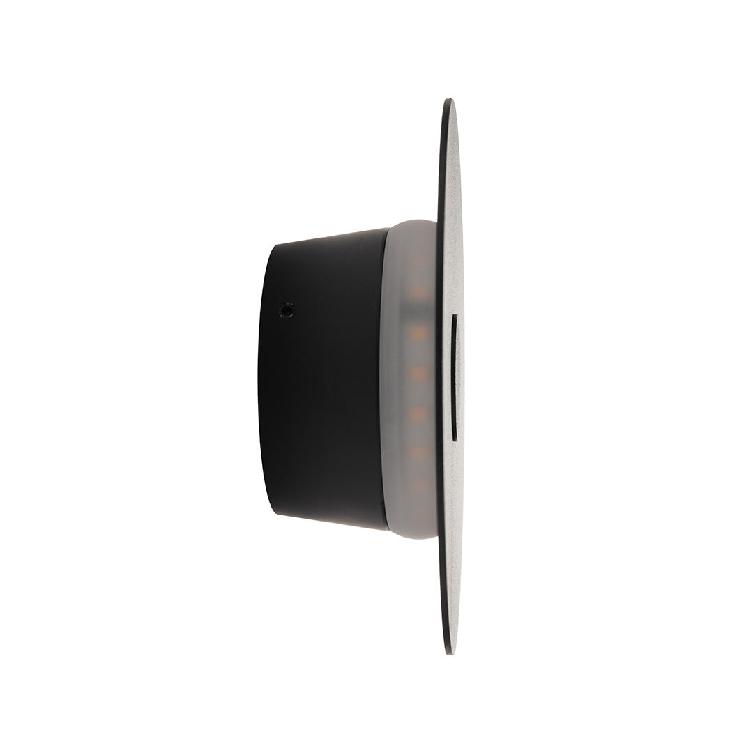 ARBOTANTE NEGRO PARA PARED HALO 10W, LUZ CÁLIDA, 567 LM