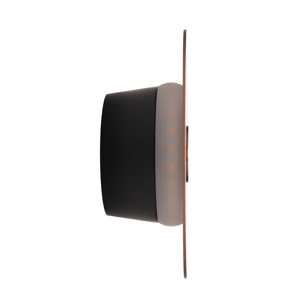 ARBOTANTE COBRE PARA PARED HALO 10W, LUZ CÁLIDA, 567 LM