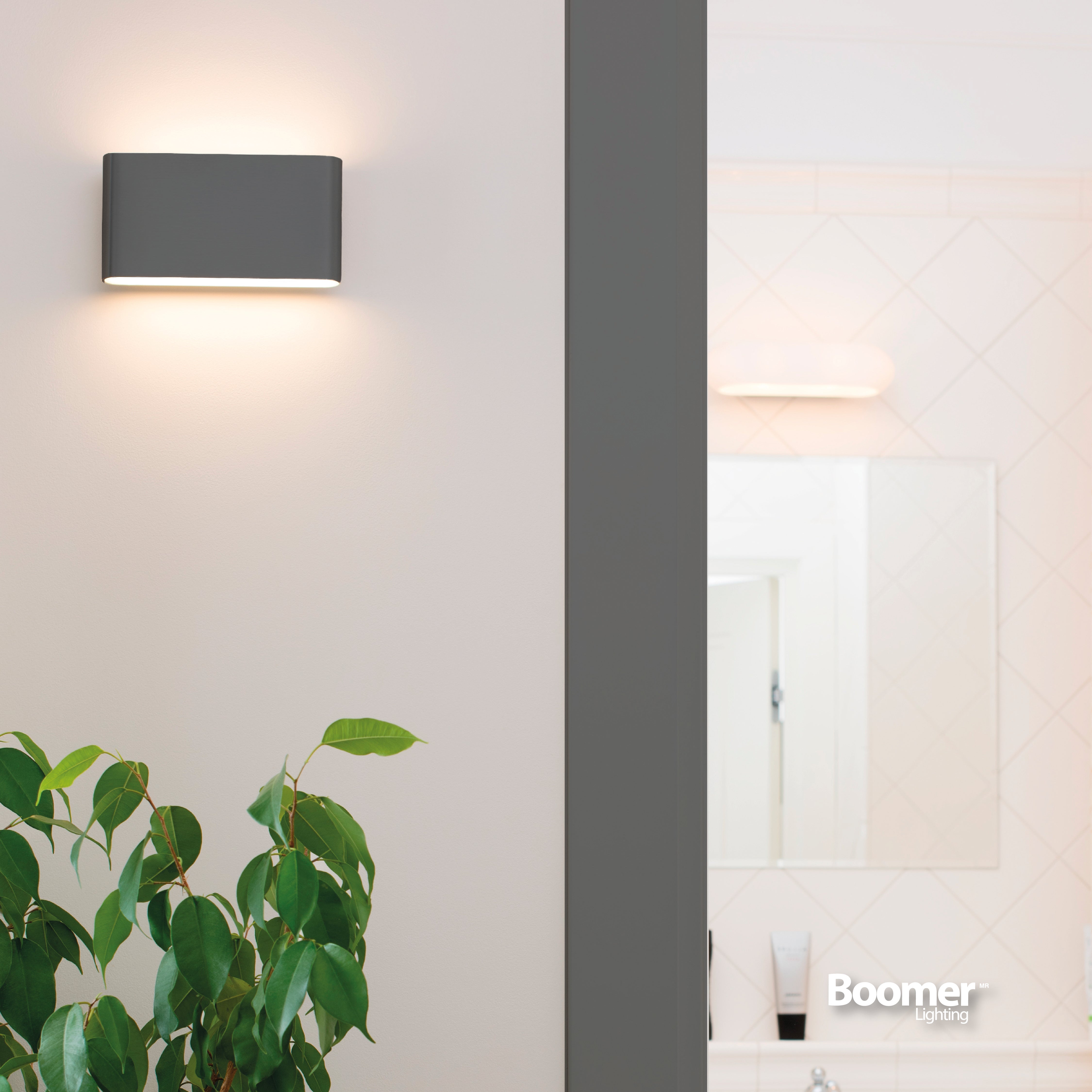 ARBOTANTE PARA PARED BOX 2.0, 12W LUZ CÁLIDA 600LM, EXTERIOR