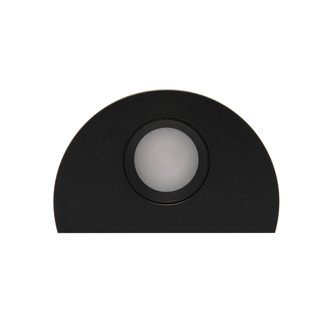 ARBOTANTE NEGRO PARA PARED CLOUD 8W, LUZ CÁLIDA, 494 LM