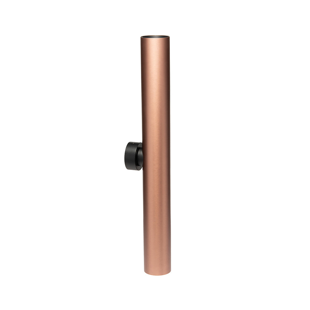 ARBOTANTE COBRE PARA PARED ZEN 2X10W, 36°, LUZ CÁLIDA, 822 LM