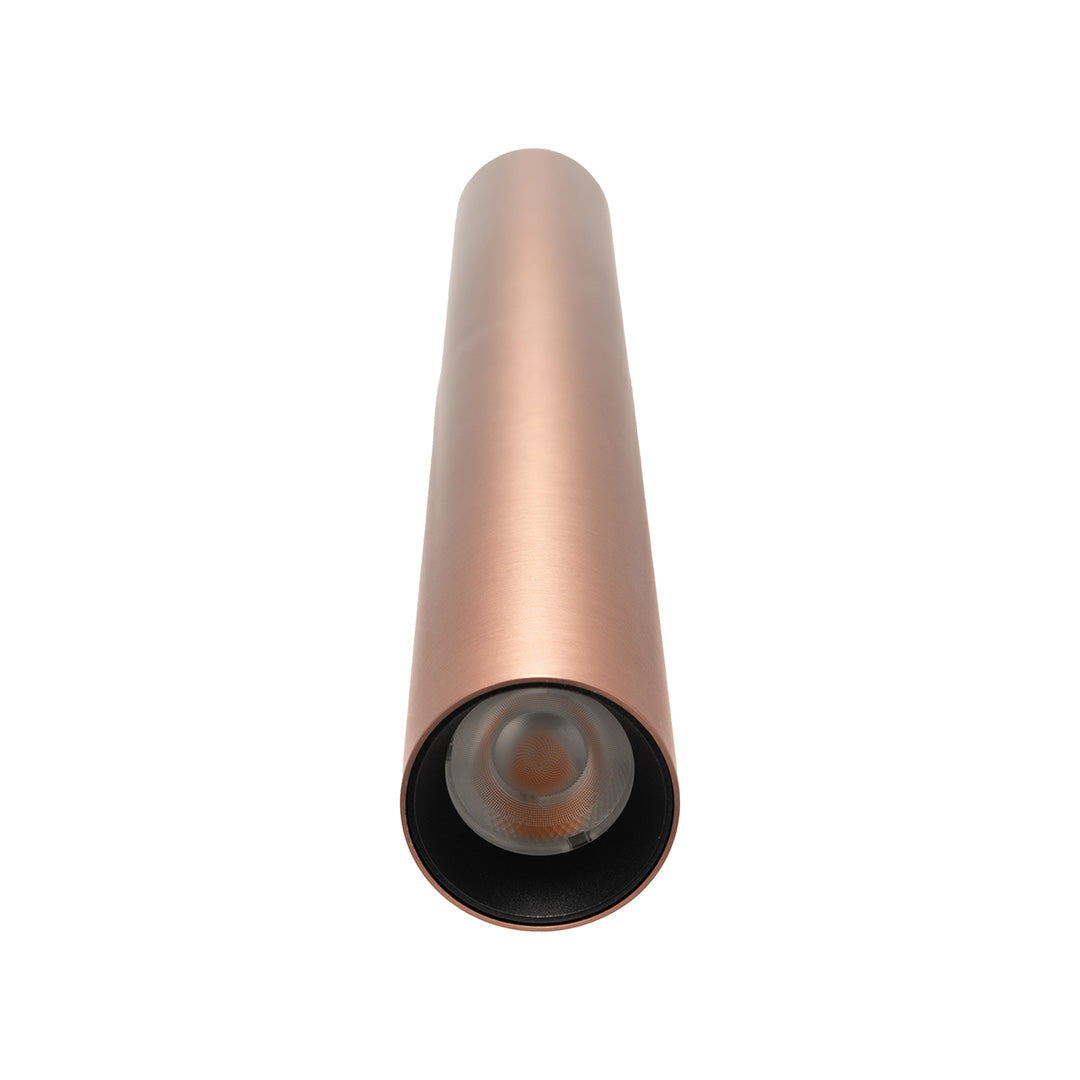ARBOTANTE COBRE PARA PARED ZEN 2X10W, 36°, LUZ CÁLIDA, 822 LM