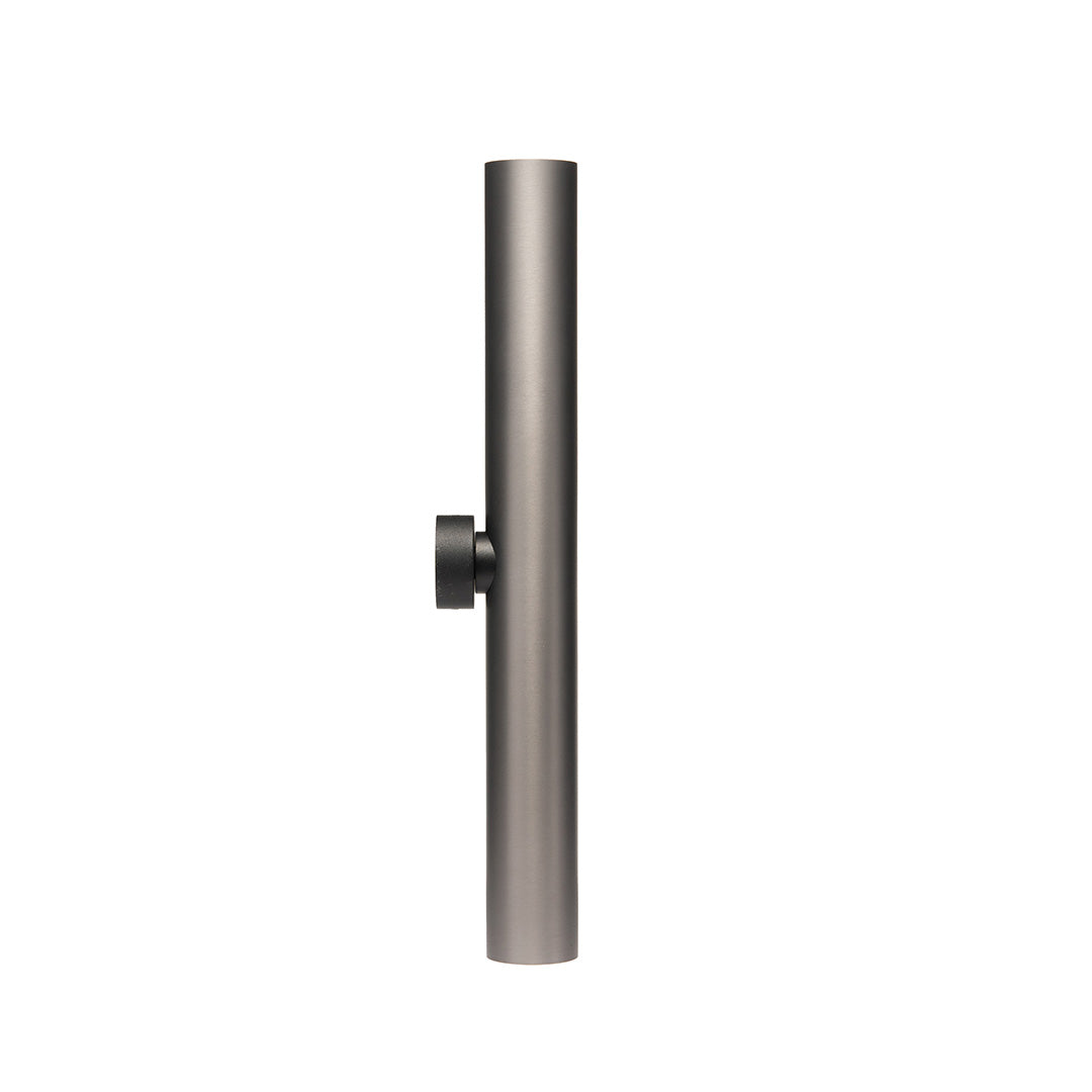 ARBOTANTE GRIS PARA PARED ZEN 2X10W, 36°, LUZ CÁLIDA, 822 LM