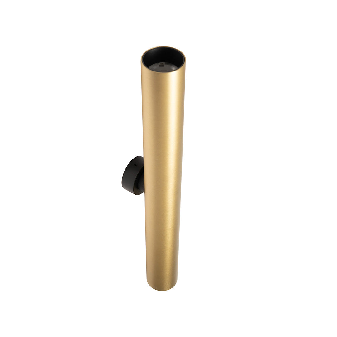 ARBOTANTE DORADO PARA PARED ZEN 2X10W, 36°, LUZ CÁLIDA, 822 LM