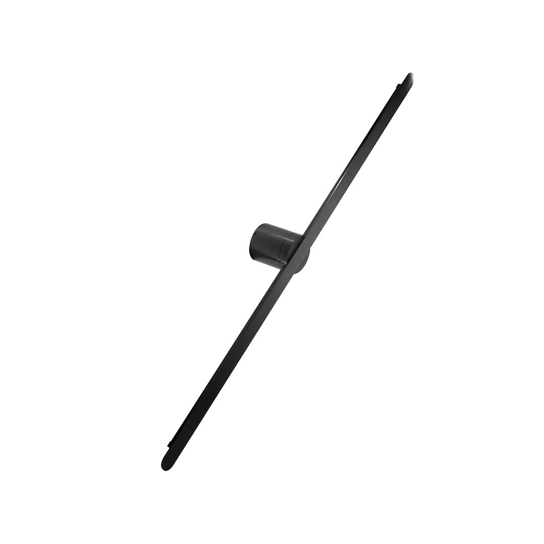 ARBOTANTE NEGRO AXIS PARA PARED 12W, LUZ CÁLIDA, 822 LM