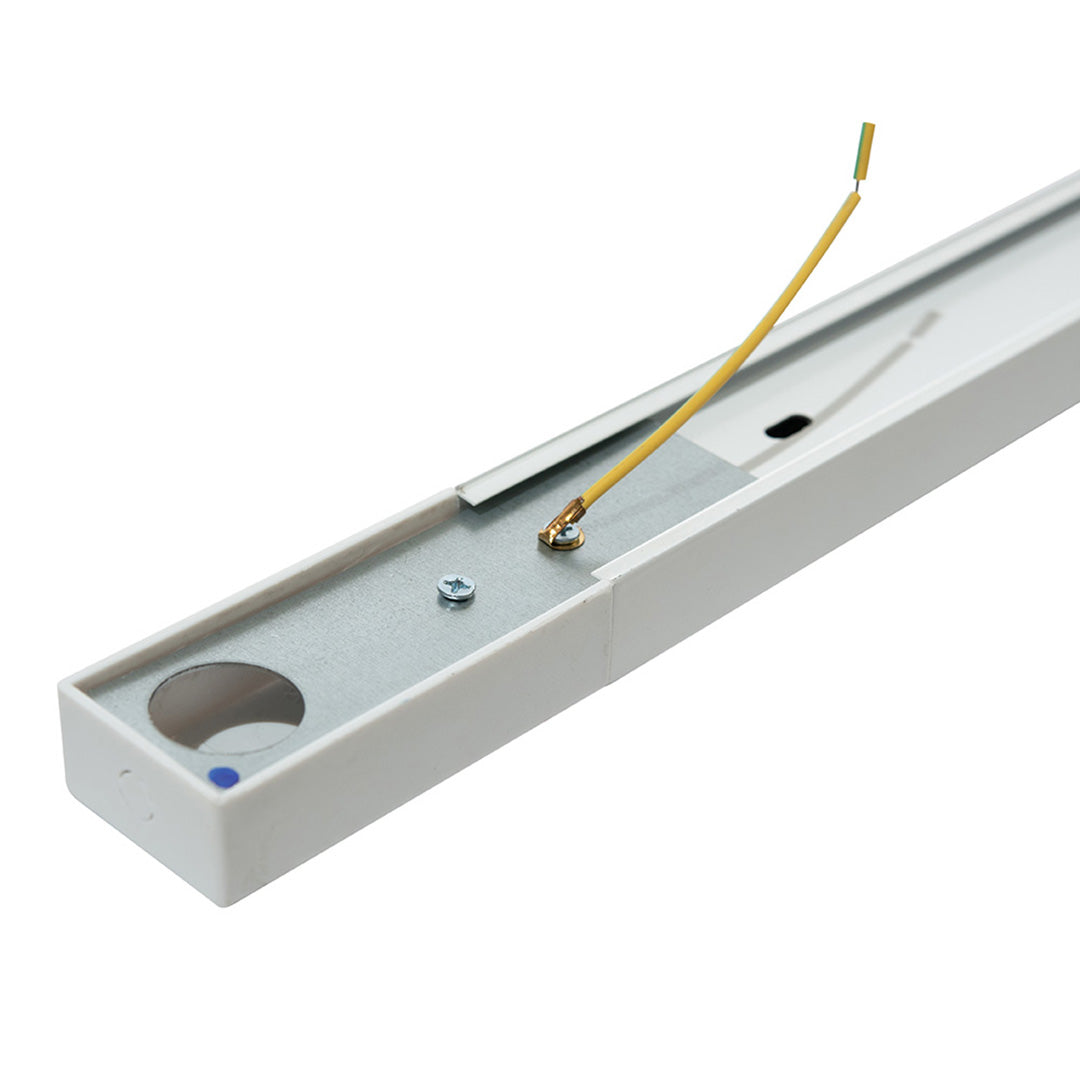 RIEL ELÉCTRICO SOBREPONER HS BLANCO, 1 METRO