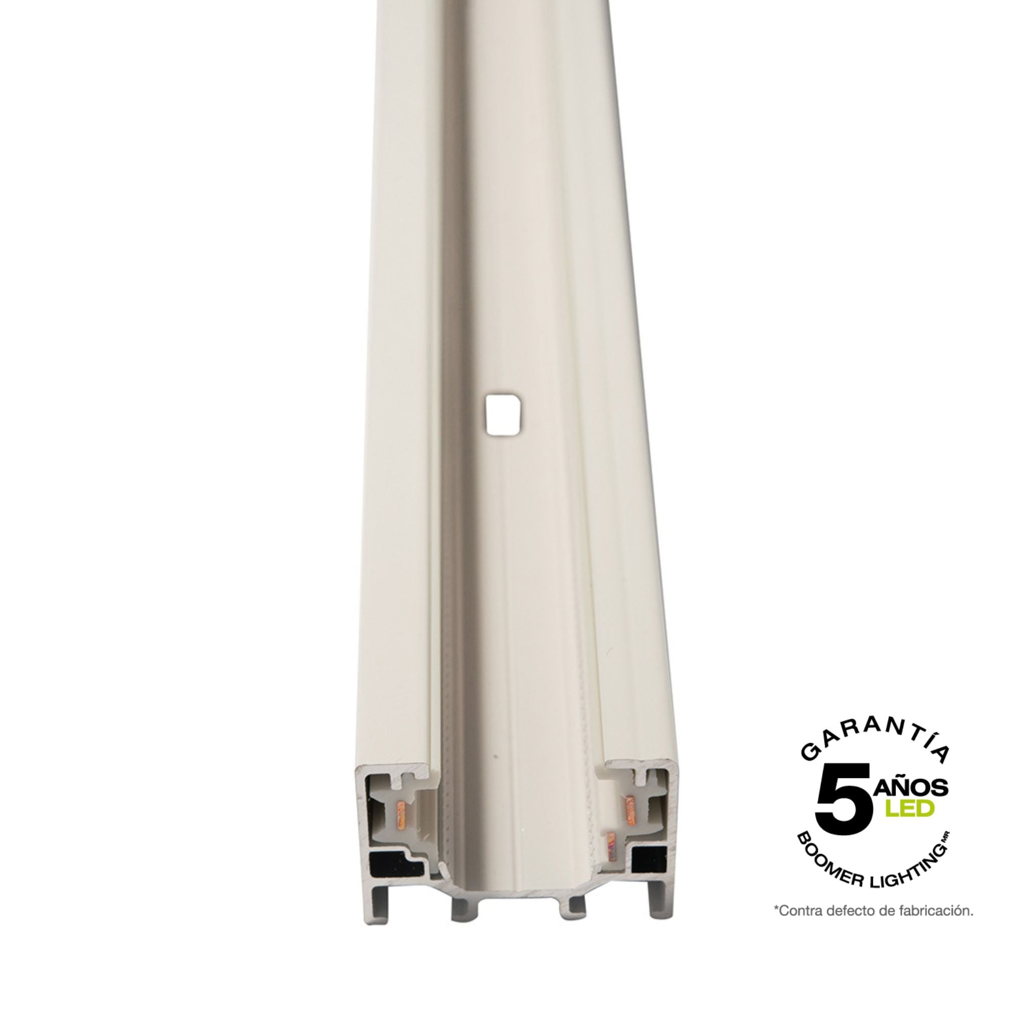 RIEL ELÉCTRICO BLANCO HS3 DE 2 METROS PARA SOBREMONTAJE