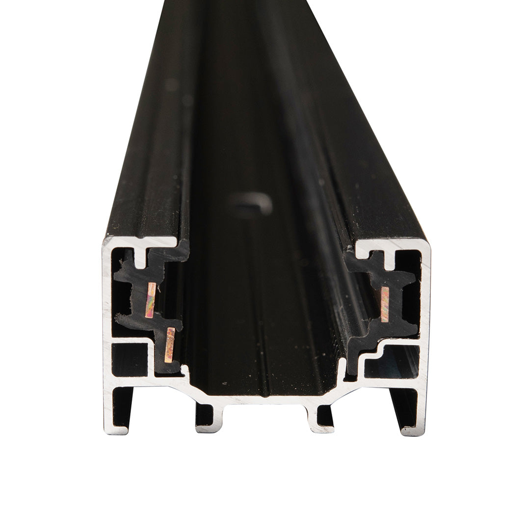 RIEL ELÉCTRICO NEGRO HS3 DE 1 METRO PARA SOBREMONTAJE
