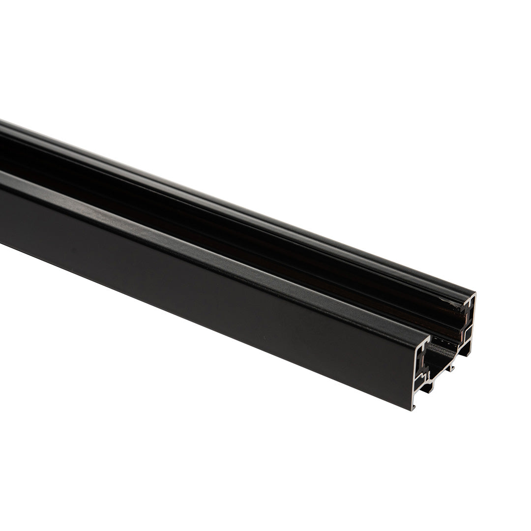 RIEL ELÉCTRICO NEGRO HS3 DE 2 METROS PARA SOBREMONTAJE