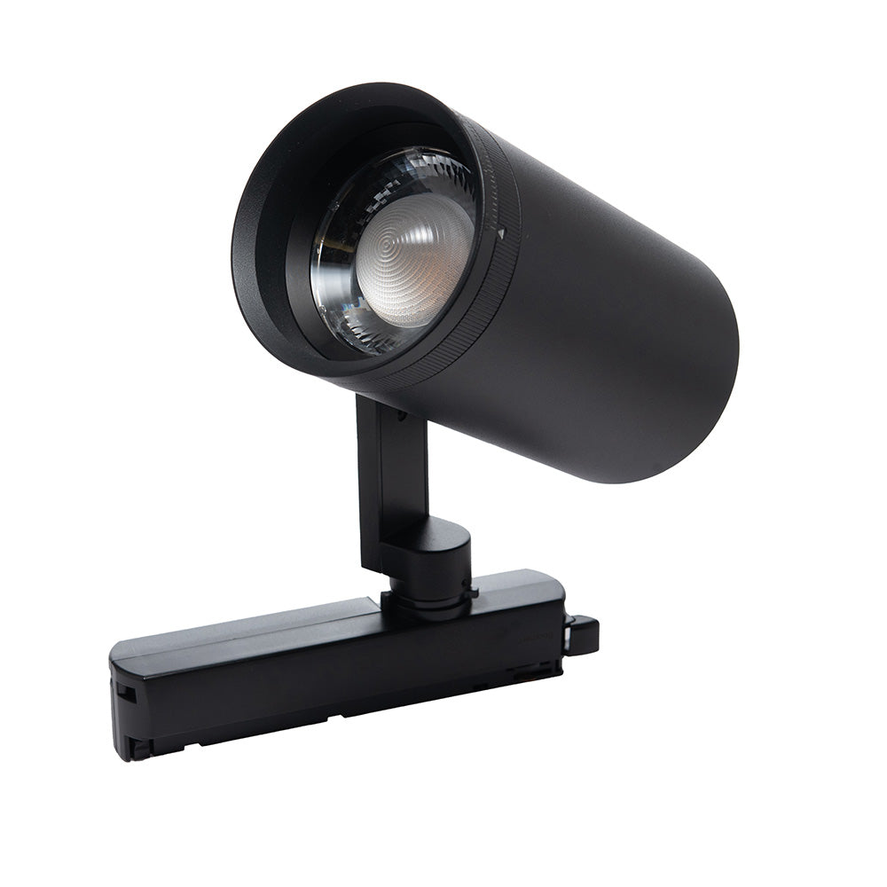 LUMINARIA PARA RIEL ELÉCTRICO ZOOM LIGHT NEGRO 30W 4000K
