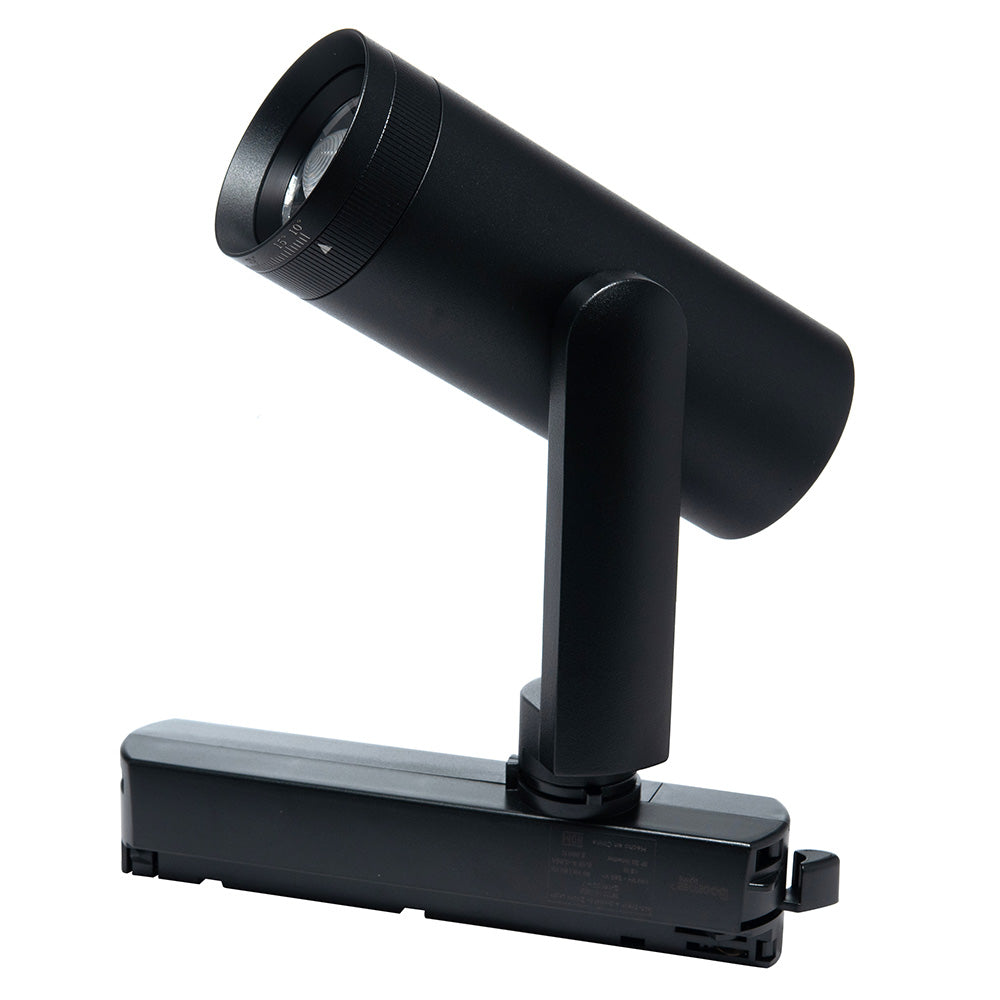 LUMINARIA PARA RIEL ELÉCTRICO ZOOM LIGHT NEGRO 15W 4000K