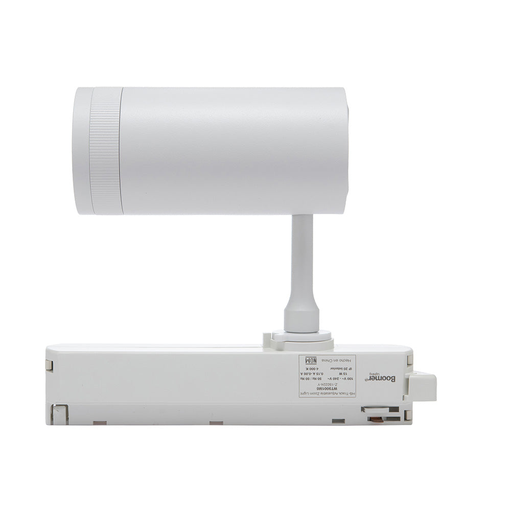 LUMINARIA PARA RIEL ELÉCTRICO ZOOM LIGHT BLANCO 15W 4000K