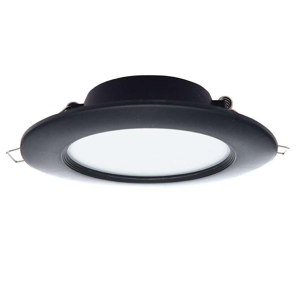 EMPOTRABLE LED REDONDO NEGRO 6W DE LUZ CÁLIDA PARA INTERIOR